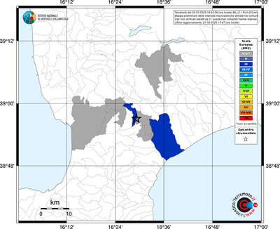 Mappa EMS - territori comunali
