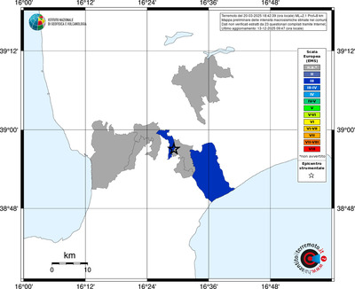 Mappa EMS - territori comuni