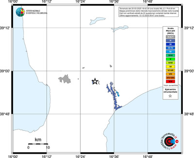 Mappa MCS - territori località