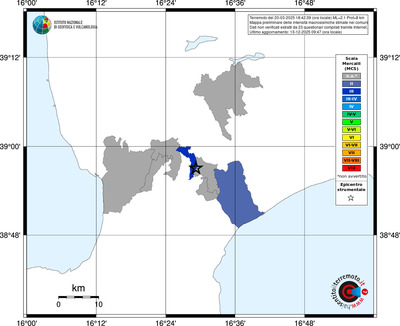 Mappa MCS - territori comuni