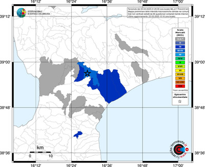 Mappa MCS - territori comunali