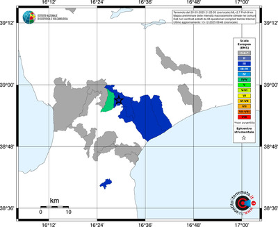 Mappa EMS - territori comuni