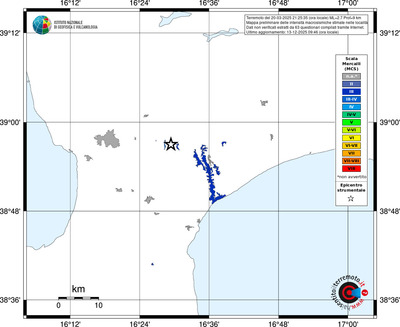 Mappa MCS - territori località
