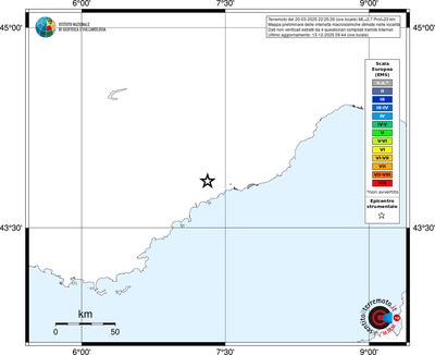 Mappa EMS - territori località
