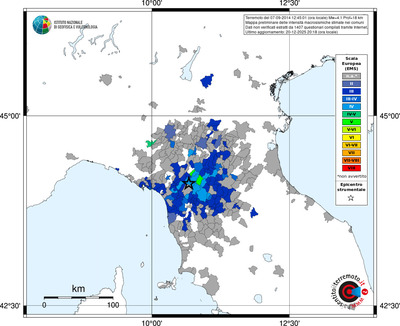 Mappa EMS - territori comuni