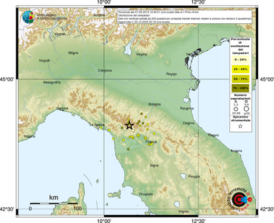 Mappa comuni con almeno 3 questionari