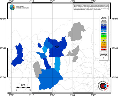 Mappa MCS - territori comunali