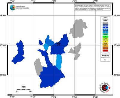 Mappa EMS - territori comuni