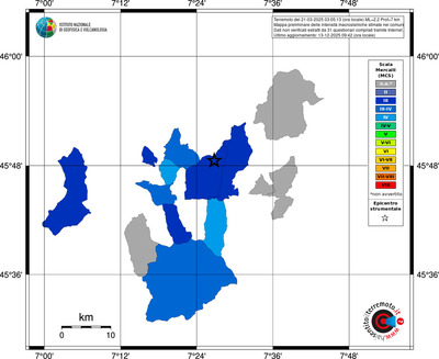 Mappa MCS - territori comuni
