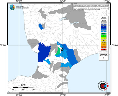 Mappa EMS - territori comunali