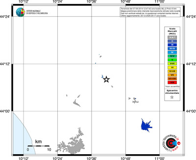 Mappa MCS - territori località