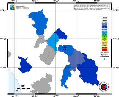 Mappa MCS - territori comuni