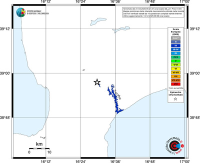 Mappa EMS - territori località