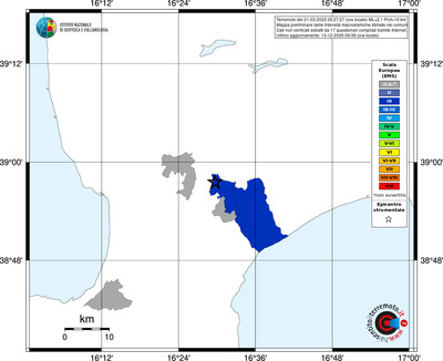 Mappa EMS - territori comuni