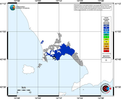 Mappa EMS - territori località