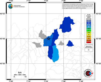 Mappa EMS - territori comunali