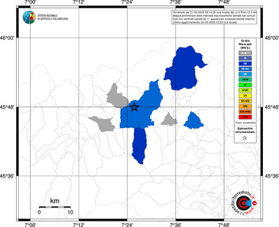 Mappa MCS - territori comunali