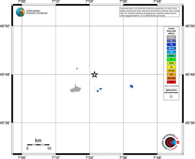 Mappa MCS - territori località