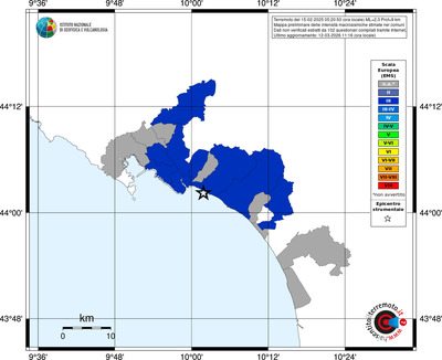 Mappa EMS - territori comuni