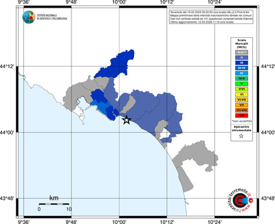Mappa MCS - territori comuni