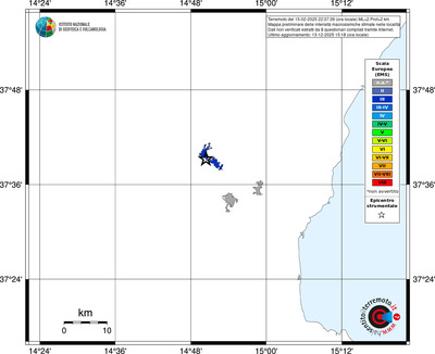 Mappa EMS - territori località