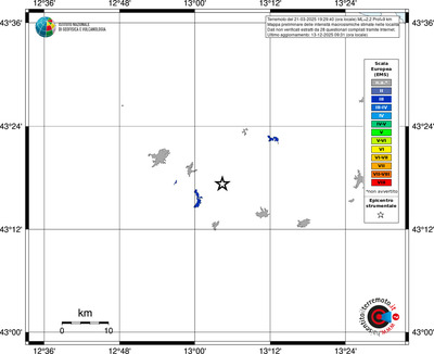 Mappa EMS - territori località