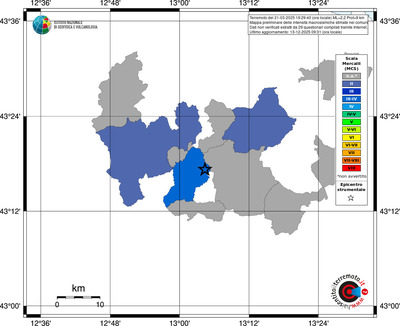 Mappa MCS - territori comuni