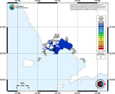 Mappa EMS - territori località