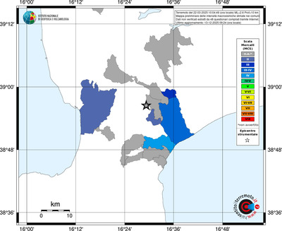Mappa MCS - territori comuni