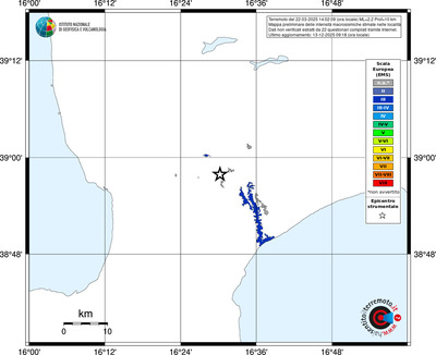 Mappa EMS - territori località