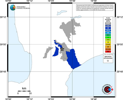 Mappa EMS - territori comuni