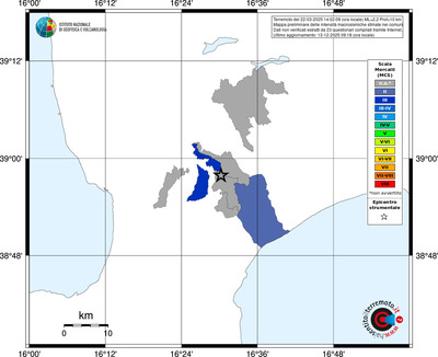 Mappa MCS - territori comuni