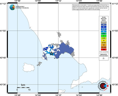 Mappa MCS - territori delle località