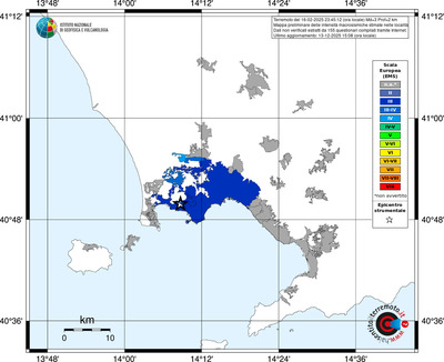 Mappa EMS - territori località