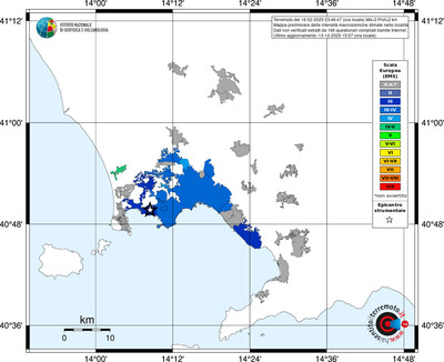 Mappa EMS - territori località