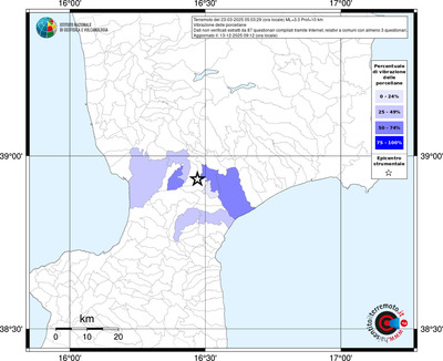 Mappa territorio comunale con almeno 3 questionari