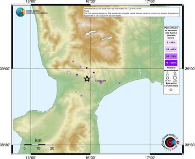 Mappa comuni con almeno 3 questionari