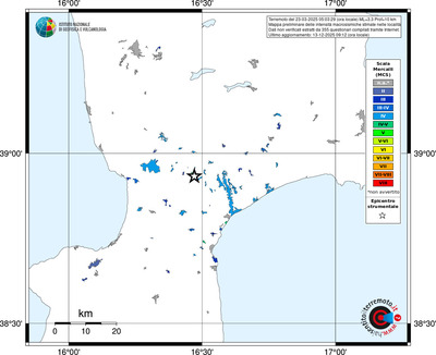 Mappa MCS - territori località