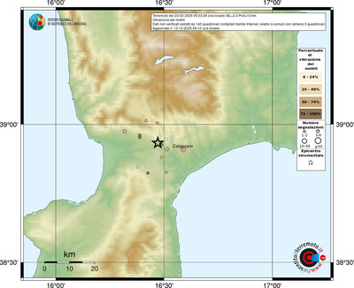 Mappa comuni con almeno 3 questionari