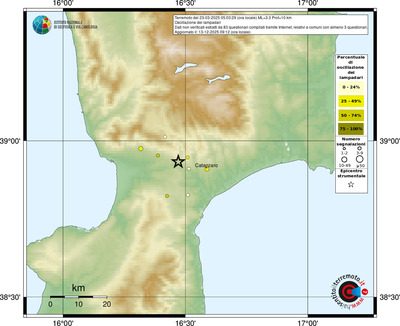Mappa comuni con almeno 3 questionari