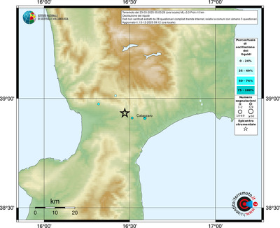 Mappa comuni con almeno 3 questionari