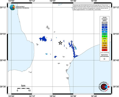 Mappa EMS - territori località