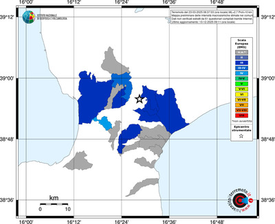 Mappa EMS - territori comuni