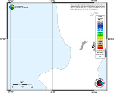 Mappa MCS - territori comuni