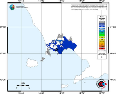 Mappa EMS - territori località