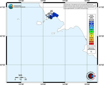 Mappa EMS - territori località