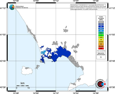 Mappa EMS - territori località