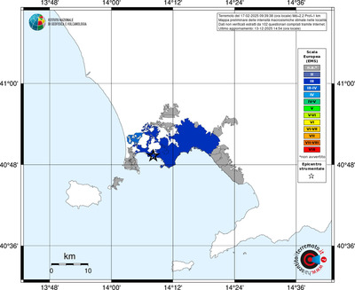 Mappa EMS - territori località