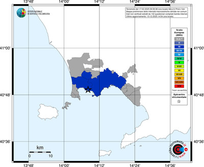 Mappa EMS - territori comuni