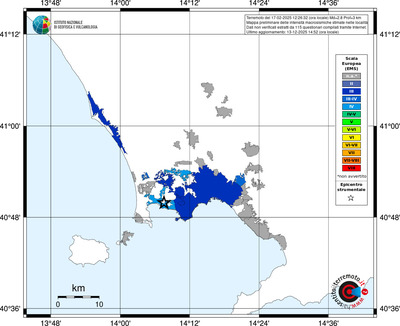 Mappa EMS - territori località